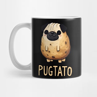 Pugtato Pug Potato Dog Humor Mug